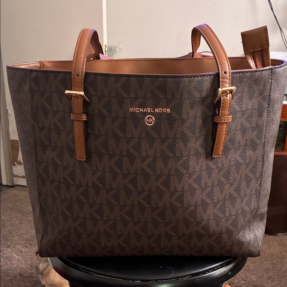 Michael Kors Signature Brown Tote